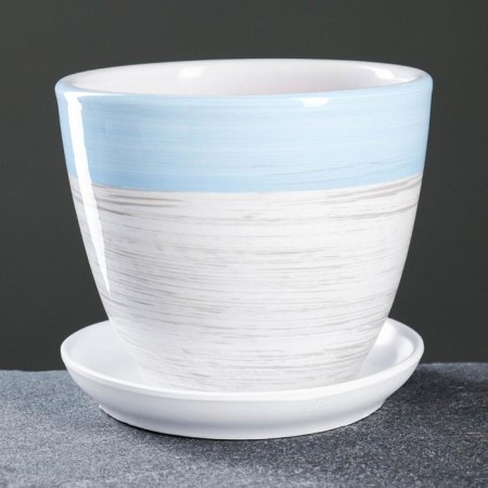 Flower watercolor pots Blue 1 liter
