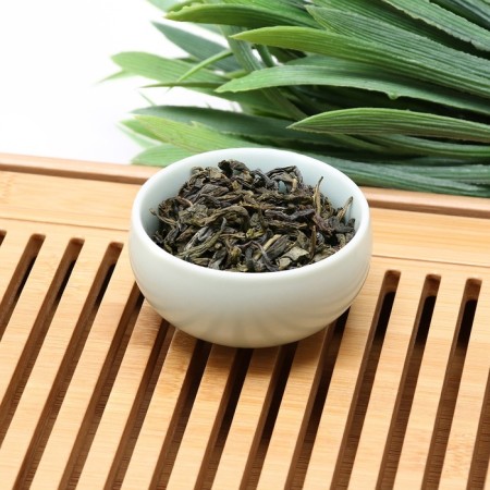 Green tea Chinese leaf green milk, 200 g-1