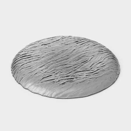 Glass dessert "volcano", d = 19 cm, graphite color-2