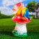 Garden figure "Dwarf on fly agaric" 36x22x23cm