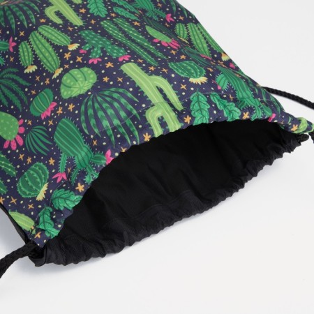 Bag for shoes on the lace, green color-2