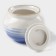 Porcelain sugar tower with a lid of the Cosmos, 400 ml, blue color