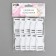 Fastex 25 mm, load up to 15 kg, 10 pcs, white color