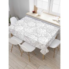 The tablecloth “Roses bloom”, rectangular, oxford, size 120x145 cm