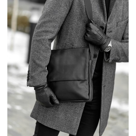 Male bag, "saxi", black color-5