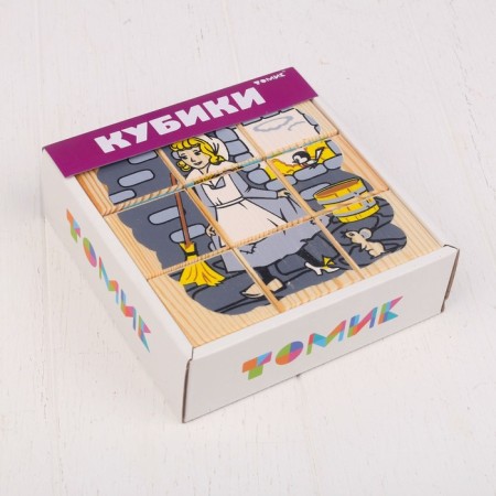 Кубики «Герои сказок», 9 элементов-6