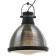 Suspension SHINER 1XE27 40W, size 31x31x4.5-150 cm, black color