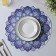 A set of serving napkins on the table "Silia", d = 38 cm, 4 pcs, the color is blue