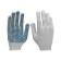 Working gloves, x/b, knitting class 10, with PVC points, set 10 pcs.