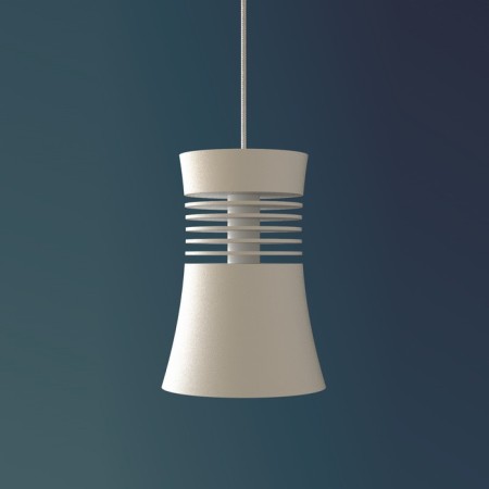 Suspended mantra pagoda, LED, 950LM, 3000K, 74x74x181 mm, white color-4