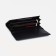 Women's wallet on magnets, black color