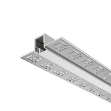Алюминиевый профиль скрытого монтажа Led Strip ALM-5313A-S-2M, 200х5,25х1,4 см, цвет серебро