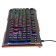 Retor keyboard 710g Black Death Black/Gray USB Multimedia for Gamer Led