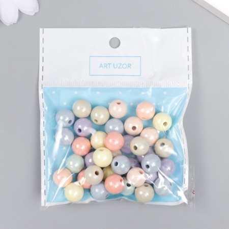 Beads for creativity Plastic "Pastel Tones" set 20 grams d = 1 cm-3