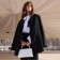 Women's jacket Minaku: classic, black color, size 46-48