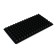 Cassette for growing Greengo seedlings on 128 cells, 15 ml, plastic, black, 54 × 28 × 5 cm
