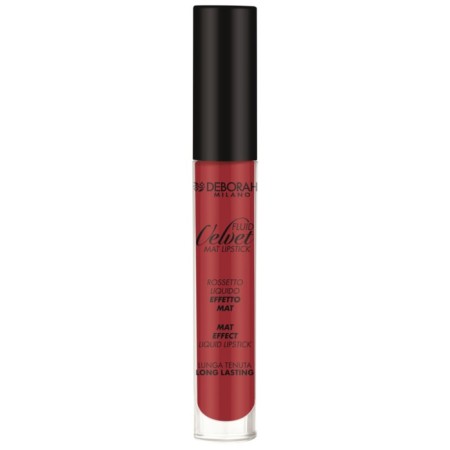 Lipstick matte liquid DEBorah Milano Fluid Velvet, tone 07 fiery red, 4.5 g