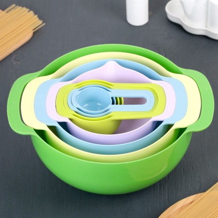 COMPACT kitchen set, 8 items, color mix-9