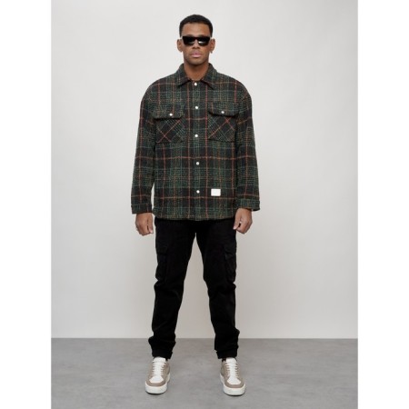 Male windbreaker, size 54, green color