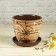 Flower stained glass window 1l with stand