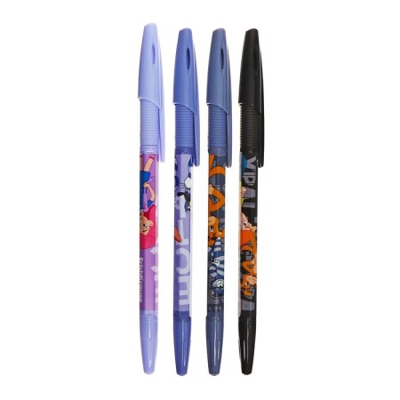 Ballic handle Erichkrause R-301 Stick & Grip "Prostokvashino" Knot 0.7mm, blue color-1