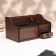 Organizer 3 sections, with a drawer and a napkin 30*17*16cm