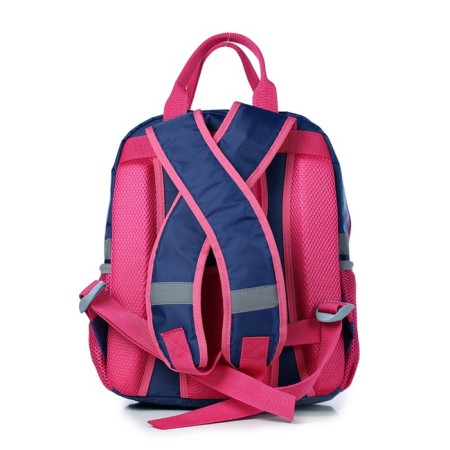 School backpack, 280x350x95 cm, blue/Rozov-2