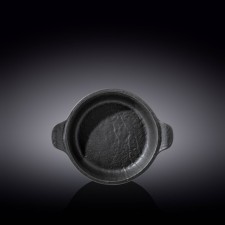 Baking circuit Wilmax England Slate Stone, with handles, 21.5x17.5 cm, 400 ml, color black slate