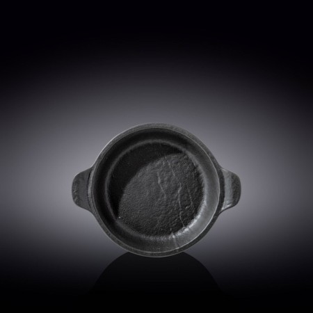 Baking circuit Wilmax England Slate Stone, with handles, 21.5x17.5 cm, 400 ml, color black slate