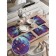 A set of napkins for setting the Table "Mysterious Night", rectangular, rounded edges, size 30x46 cm, 4 pcs