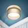 Lamp Built -in era DK97, IP20, 15W, 88x65 mm, black/gold color