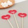 Silicone Mold for candies and chocolate "Heart", 6 × 4.5 cm, Color transparent