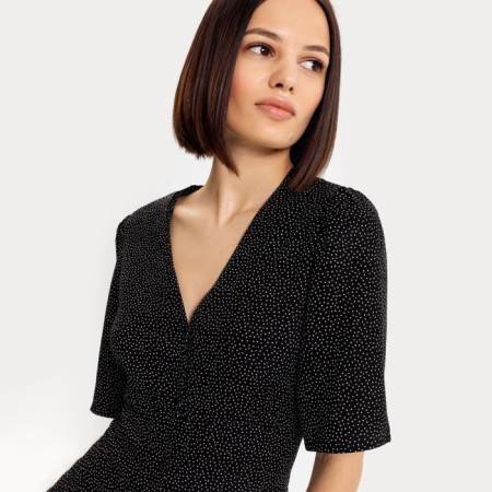 Women's dress, black color, size 44-3