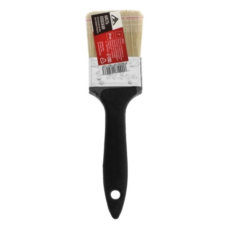 Brush flat scrap, natural bristles, plastic handle, 2 ", 50 mm-4