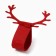 Set of decorative. Kolets for napkins "Deer" ts. Bordo 4pc 15*5cm, 100%p/e felt