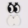 The eyes are wooden, set 40 pcs., Size 1 pc. - 1.6 × 1.5 cm