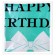 Foil ball 18 "HBD Bow" circle