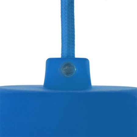 Cartridge E27 Silicone with a cord 1 m blue rexant-6