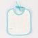 Bibs laid Children's baby, 17x20 cm color mix (packing 3 pcs)