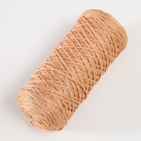 Knitting cord 100% polyester 1mm 200m/75 ± 10g (05 pink-beige)-1
