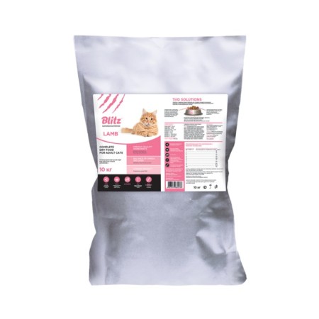 Dry feed Blitz for cats, lamb, 10 kg