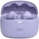 Enterrained JBL Tune BEAM headset purple Bluetooth wireless in the auricle