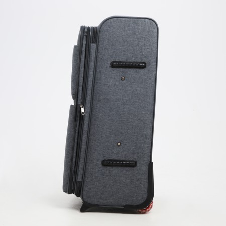 Big suitcase 28 ", lightning department, code castle, 3 wheels, 2 outer pockets, color gray color-3