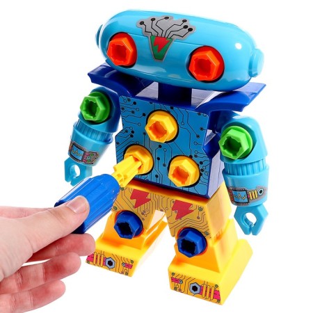 The designer of the screw "Toby robot", 11 bolts, telescopic hands-3