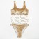 Separate Minaku women's swimsuit, beige color 46