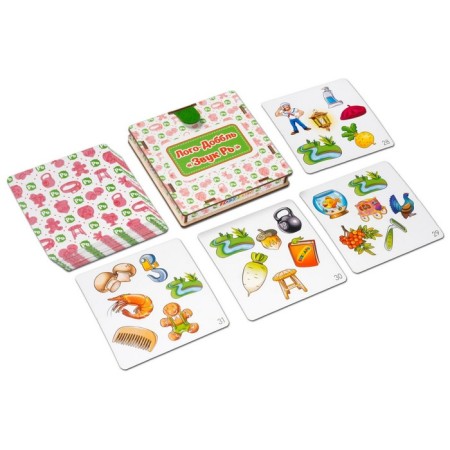 Set of cards "Logo-random. Sound p "
