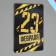 Magnet with a stamp-layer "February 23", 6 x 8 cm