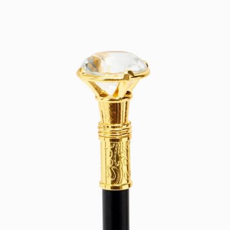 Souvenir product cane with a dagger, 36cm blade, diamond hilt-3