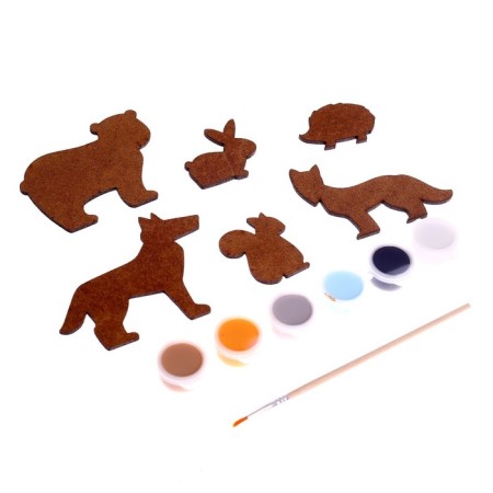 Set for painting "Forest animals"-2