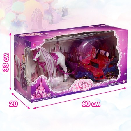 Carriage for dolls "Fairy Tale", a horse walks-4